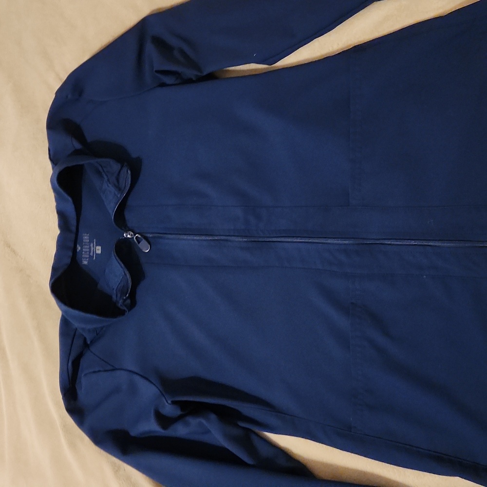 Navy MEDCOUTURE Scrub Jacket